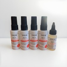 5 dp HUE ACV Travel: (1) Hair Rinse 1 floz & (4) Leave-in Conditioner 1.5 flozEa