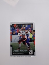2017 Donruss Duke Johnson Press Proof /100 Browns