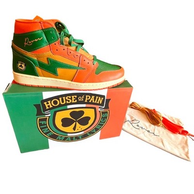 Reves Paris Hi Sneaker Kiy 85 Air Sport House of Pain Shoe Size 15 Laces Box New