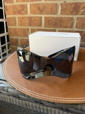 Oversized Futuristic Sunglasses for Men Women Alien Wrap Around Shield Fashion M