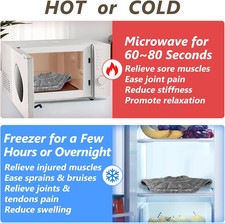 Microwave Heating Pad for Neck Shoulders and Back Pain Relief with Moist Heat...