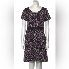 Marc by Marc Jacob’s Floral Black and Purple Women's Dress. 6. Excellent Cond
