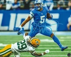 David Montgomery Autographed Detroit Lions 8x10 Photo with COA/Matching Hologram
