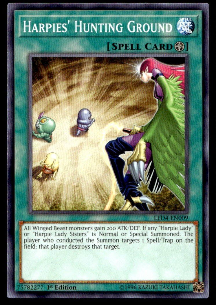 Harpies' Hunting Ground LED4 LED4-EN009 MP YuGiOh Buy 10 Get 10 Free | Free Ship