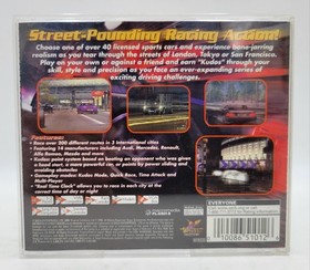 Metropolis Street Racer Sega Dreamcast 2001 Authentic Disc & Back Cover Art ONLY