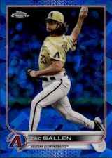 2022 Topps Chrome Sapphire Edition Zac Gallen #562 Arizona Diamondbacks 26H