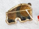 Antique Chinese Panda Enamel Filigree Sterling Silver Brooch Pendant — photo 6