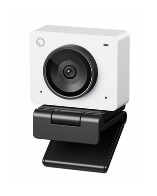 Meet Webcam 2-4K 1/2'' Sensor 60fps AI Autofocus Hdr Dual Mic Cloud White for PC