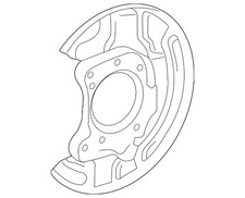 Genuine Toyota Backing Plate 46504-08020