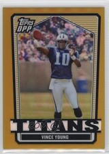 2007 Draft Picks and Prospects (DPP) Chrome Gold Refractor 12/25 Vince Young 0c6