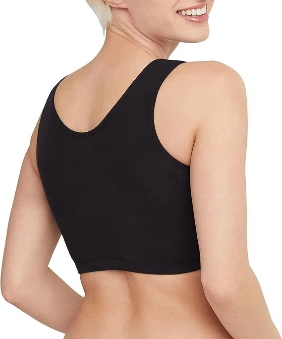 X-Large (3-Pack) Hanes G002 Lightweight Cotton Scoopneck Sports Bra, NWT - Image 4 of 4