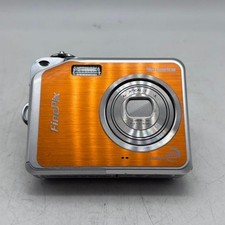 FujiFilm FinePix V10 Orange Compact Digital Camera Used Japan Tested