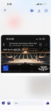 Tennessee Volunteers vs Arkansas Mens Basketball Jan 16 2027 1PM Sec 121 Row 27