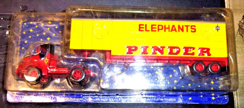 Camion miniature 1/64 Pinder " Marmon "- Cirque - Eléphants - Photo 1/1