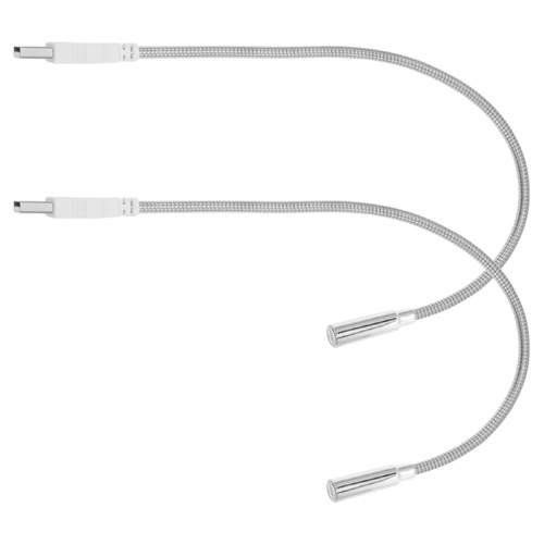 2 szt. Klawiatura Światło Samochodowe Czytanie Mini Usb Noc Regulowana lampa na laptopa - Zdjęcie 10 z 12