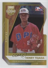 2021 Panini Elite Extra Edition Status Gold Die-Cut 3/10 Henry Tejada #191 7m3