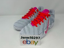 New Men's Nike Ja 3 NBY White Gray Pink Size 8 HF2822 999 Rare 