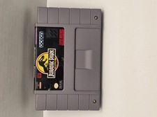 Jurassic Park SNES Super Nintendo Game Cartridge Authentic