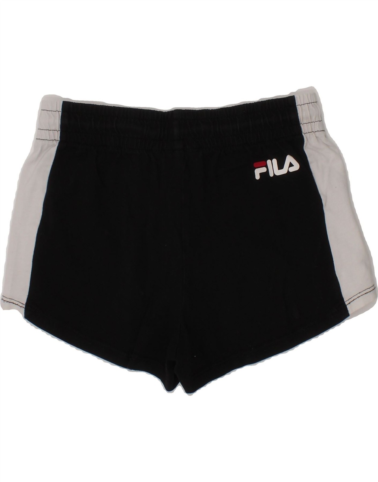 FILA pantaloncino sportivo bambina 9 10 anni nero colorblock AQ05