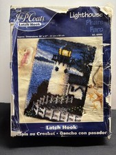 J.P. COATS LIGHTHOUSE LATCH HOOK KIT 20" X 27"