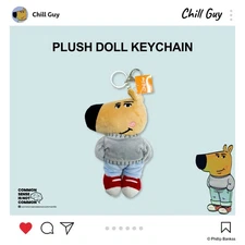 Chill Guy official licensed keychain plush 14cm brand new in packaging