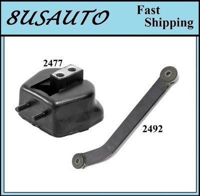 2 PCS REAR MOTOR MOUNT FIT PONTIAC J2000 1.8L/ J2000 SUNBIRD 1.8L & 2.0L