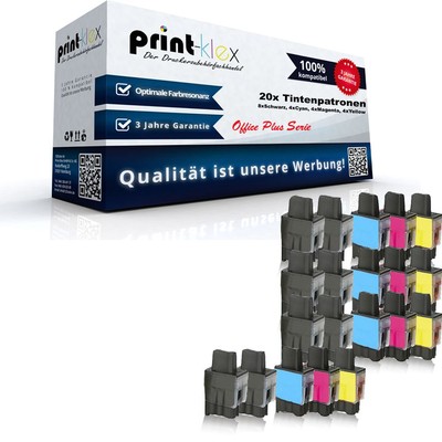 20x kompatible BROTHER LC900 MFC 425CN 610CLN 3240CN 3340CN Tintenpatronen