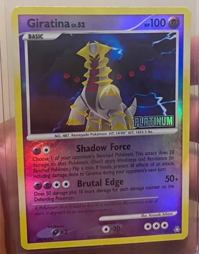 The Pokémon Company Giratina 10/127 Platinum Holo Rare 100 HP Eng 2009