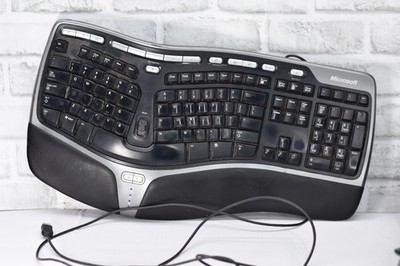 MICROSOFT Natural Ergonomic Keyboard 4000 V1.0 KU-0462 + Palm Lift | Tested