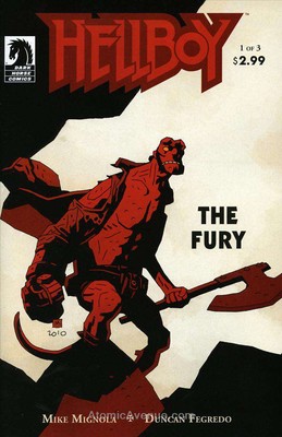 世界5000足限定  FORUM MID HELLBOY アメコミ Hellboy: The Fury #1 (2nd) VF; Dark Horse | Mike Mignola - we
