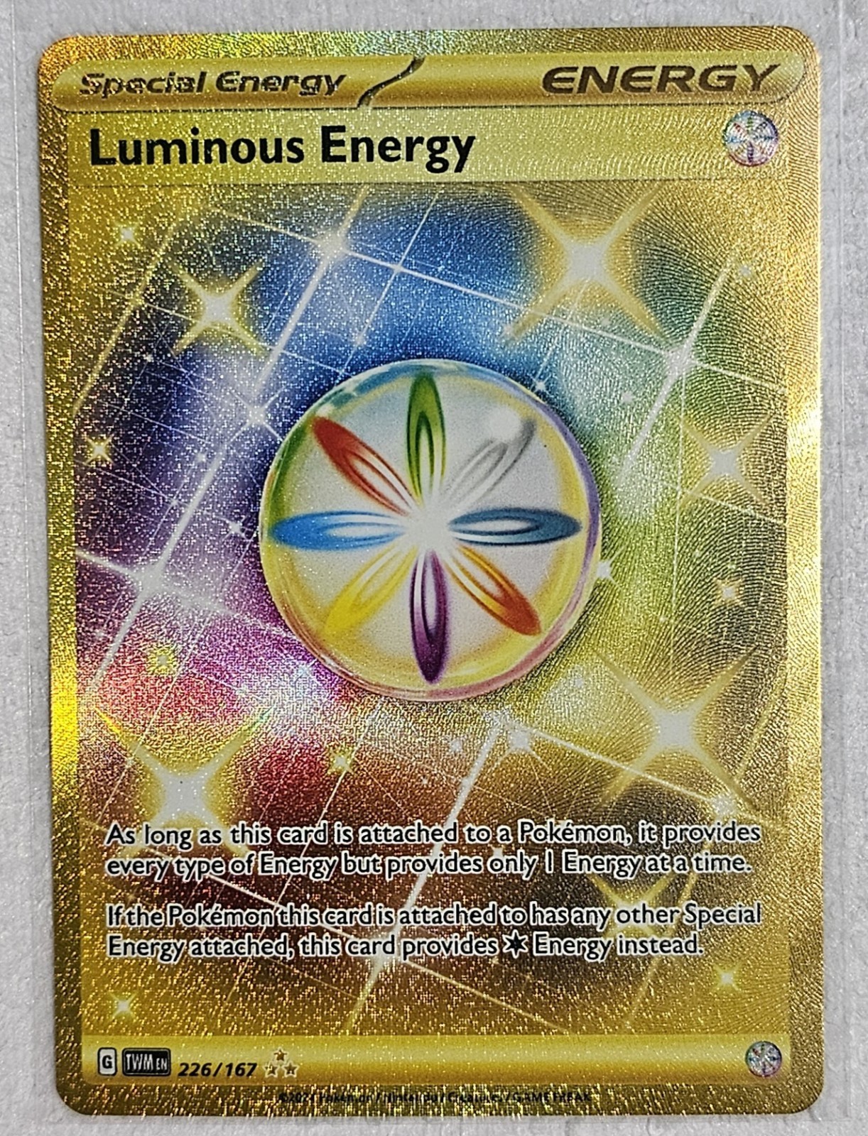 Pokémon TCG Luminous Energy 226/167 Twilight Masquerade Hyper Rare NM