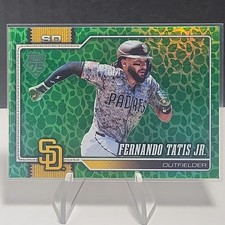 2026 Topps Series 1 - Fernando Tatis Jr. #333 Green Easter Holiday Foilboard