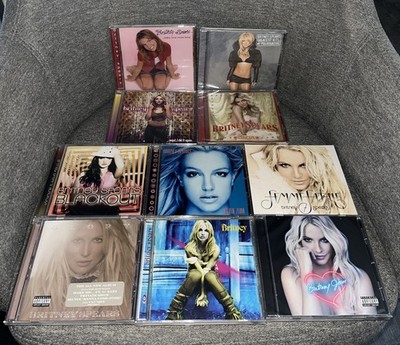 Britney Spears 10 CD Lot Baby, Hits, Oops, Circus, Blackout, Zone, Glory, Femme