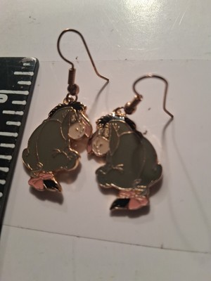 Disney Winnie the Pooh Eeyore Earrings Enamal Dangle Fashion Costume Jewelry