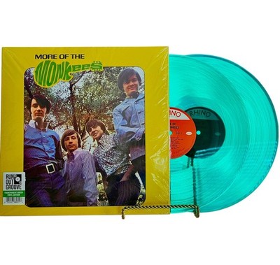 More Of The Monkees DELUXE TRANSLUCENT GREEN Vinyl 2 LP Run Out Groove Remaster