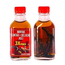Up to 5x Triple Power Organic Leech Oil 30ml Men Enlarge Big Long Strong & Delay