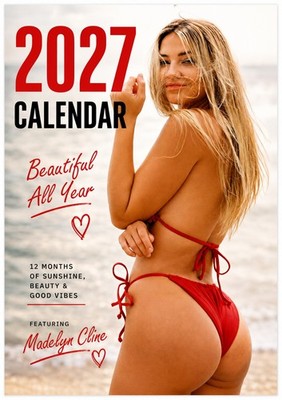 Madelyn Cline 2027 A4 Wandkalender 12 Monate Fan Kalender Geschenk für Fans