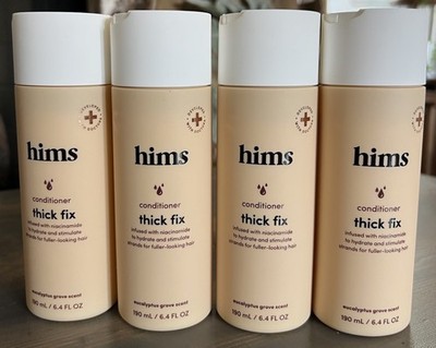 Four (4) HIMS Thick Fix Conditioner Eucalyptus Grove Scent 6.4 Fl Oz Each