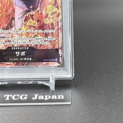 PSA 10 Sabo OP04-083 SR 8 Pack Battle Winner Prize One Piece Card