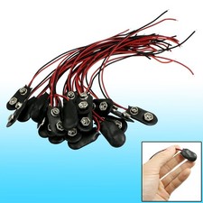 20 Pcs 14.5cm Long Cable I Type Wired 9V Batteries Clip Connectors Holder