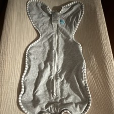 Love To Dream Swaddle Up Original Swaddle Newborn NB Gray 1.0 TOG Cotton