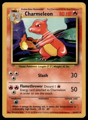 Base Set #024/102 Charmeleon