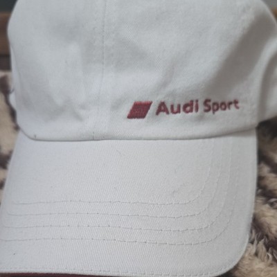Audi Sport Promo Car Advertising Baseball Cap Hat White Black Red