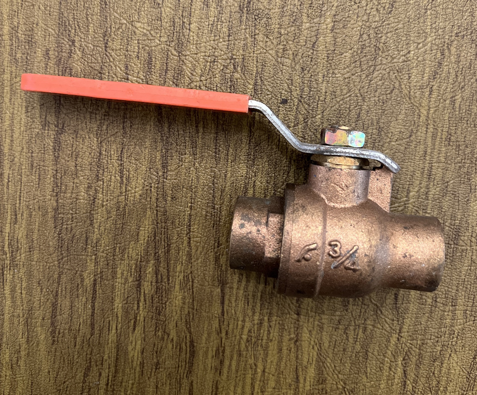 3/4"  3/4 Ball Valve Brass CxC Sweat Ends - Full Port - Lead Free