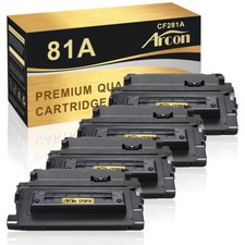4 CF281A Toner Cartridge Replacement for HP 81A LaserJet M604 M605 M606 M630 MFP