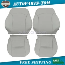 New Front Bottom & Top Leather Cover For 2006-2013 Lexus IS250 IS350 Light Gray
