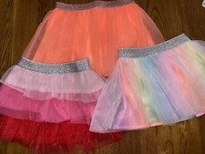 Baby Infant Toddler Girls Soft Tulle Tutu Set Of 3 12-18 Mo Excellent