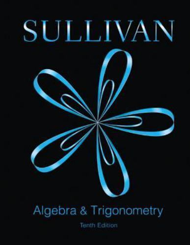 Algebra & Trigonometry, Hardcover by Sullivan, Michael, Used Good Condition, ... - Imagen 1 de 1