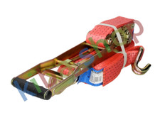 TRANSPORTING BELT WITH A RATCHET NUMBER OF HOOKS 2 PCS 8M/75+05M ERGO2 RATED