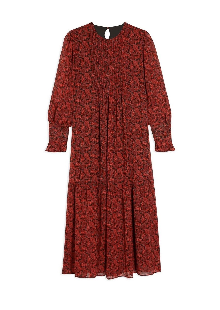 topshop paisley midi dress topshop paisley midi dress